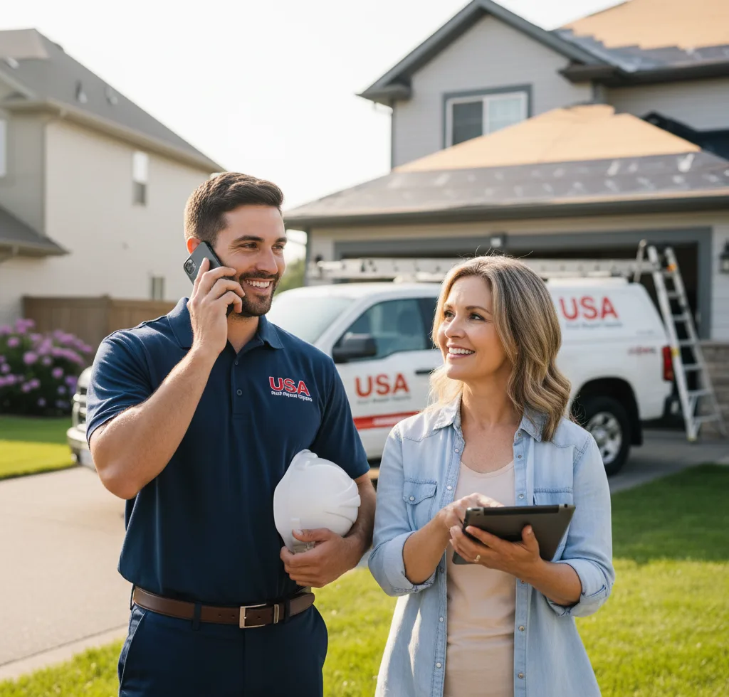 USA Roof Repair Experts customer support in Nederland